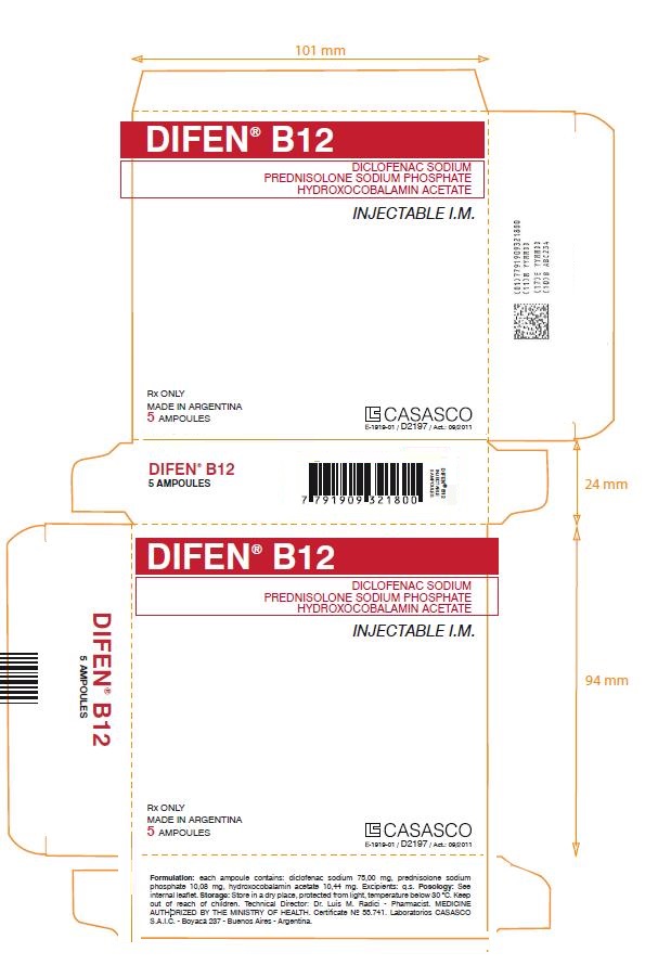 Difen B12 Ampoules